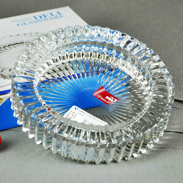 ǰ ũŻ  綳 м   綳 м 綳 15.3cm/Quality crystal glass ashtray fashion circle round ashtray fashion ashtray 15.3cm